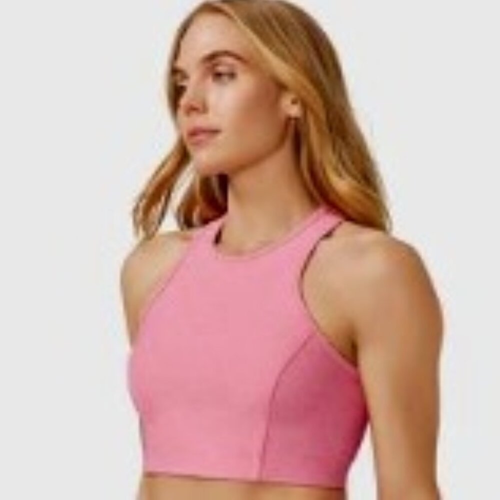 Outdoor Voices Pink Crop Top